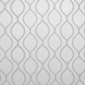 Endgame Silver by Carole Designer Fabric New Classic 100% Polyester China 7" V, 7 1/2" H 56" - Swanky Fabrics -