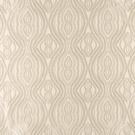 Scallop Away Cream by Carole Designer Fabric From The Heart 70% Polyester, 30% Cotton India N/A 9 1/2" V, 8 1/2" H 51.5" - Swanky Fabrics -