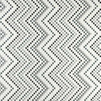 Star Studded Onyx by Carole Designer Fabric Evolution 55% Linen, 45% Rayon China 13" V, 10 1/4"H 51" - Swanky Fabrics -