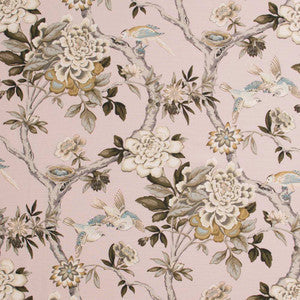 Carole Fabric Bird Sanctuary Blush