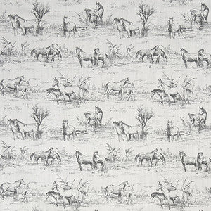 Carole Fabric Horse Around Ink