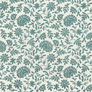 Carole Fabric Love Language Teal
