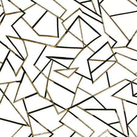 Shattered Glass Ebony by Carole Designer Fabric Modern Edge 100% Polyester India N/A </p><p>Repeat: 15 3/8" V, 25 3/8" H 50.75" - Swanky Fabrics -
