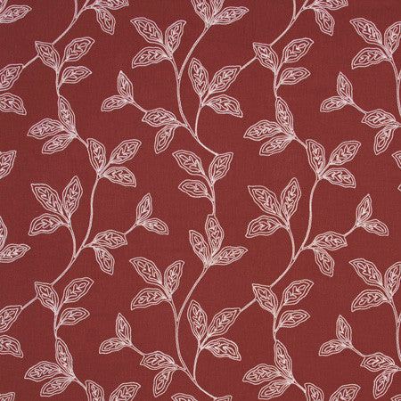 How We Dance Cinnabar by Carole Designer Fabric Azalea 76% Polyester, 18% Cotton, 6% Linen India N/A 18 1/2" V, 17 1/4" H 51" - Swanky Fabrics -