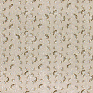 Super Fan Flax by Carole Designer Fabric Natural Envy 70% Polyester, 30% Linen India N/A Horizontal: 13" and Vertical: 9" V 52" - Swanky Fabrics -