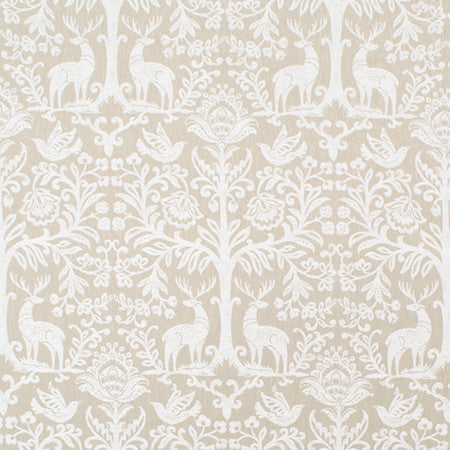 Deer Ridge Vintage Linen by Carole Designer Fabric Harvest 84% Polyester, 16% Cotton India 100,000 Wyzenbeek Double Rubs 32 1/4" V, 13 1/4" H 54.5" - Swanky Fabrics -