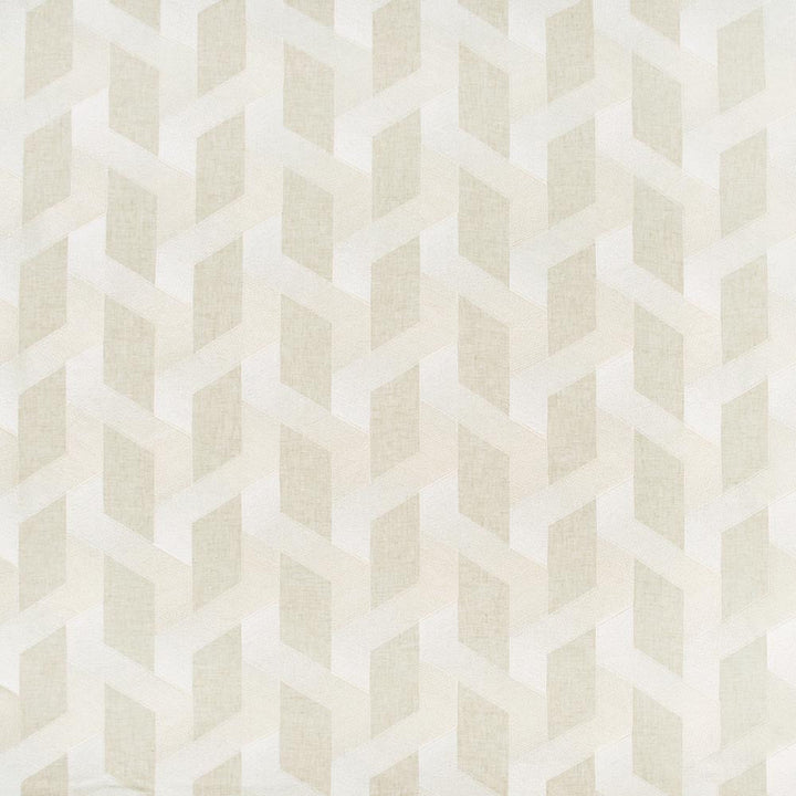 Multiplex Pearl by Carole Designer Fabric Onyx & Ivory 70% Polyester, 30% Linen India N/A Horizontal: 875 and Vertical: 65 52 - Swanky Fabrics -