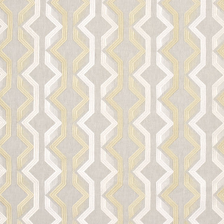 Over The Wall Cornsilk by Carole Designer Fabric Wallflower Base: 72% Poly, 28% Cotton. Embr 100% Poly INDIA 30,000 Wyzenbeek Double Rubs 4 1/2" V, 10 5/8" H 54" - Swanky Fabrics -
