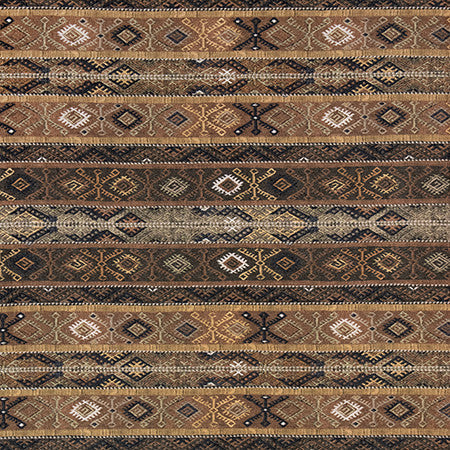 Richly Layered Canyon by Carole Designer Fabric Go West 100% Polyester 40,000 Wyzenbeek Double Rubs 20" V, 17 5/8" H 54" - Swanky Fabrics -