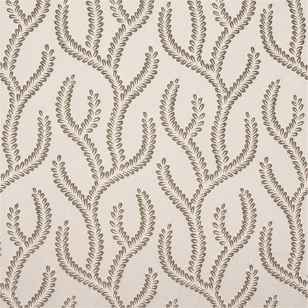 In Its Path Natural by Carole Designer Fabric Radiance 100% Polyester India N/A 20 1/2" V, 9 1/2" H 54" - Swanky Fabrics -