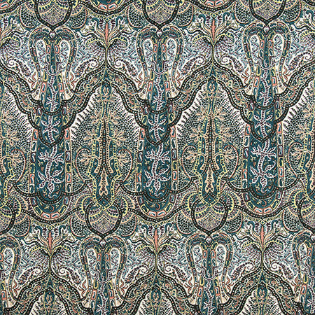 Push Ahead Rainforest by Carole Designer Fabric Well Suited 55% Linen, 45% Rayon- Stain Repellent 12,000 Wyzenbeek Double Rubs 9" V, 36" H 54" - Swanky Fabrics -