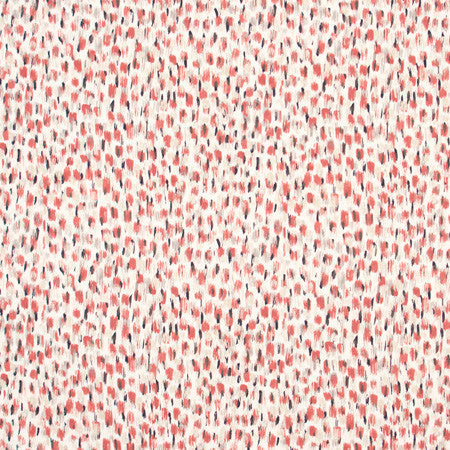 When In Doubt Coral by Carole Designer Fabric Azalea 100% Cotton India Passes 15,000 Double Rubs Wyzenbeek </p><p>Repeat: 13 3/4" V, 14 1/4" H 57.5" - Swanky Fabrics -