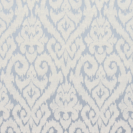 Recent Release Sky by Carole Designer Fabric Radiance 100% Polyester India 25 3/8" V, 13 3/4" H 55" - Swanky Fabrics -