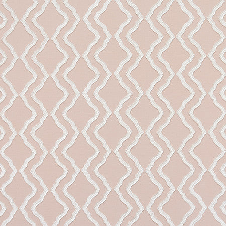 Follow Me Blush by Carole Designer Fabric Harvest 51% Recycled Polyester, 30% Polyester, 12% Cotton, 7% Linen India 28,500 Wyzenbeek Double Rubs 4 1/2" V, 7 3/4" H HD 54" - Swanky Fabrics -