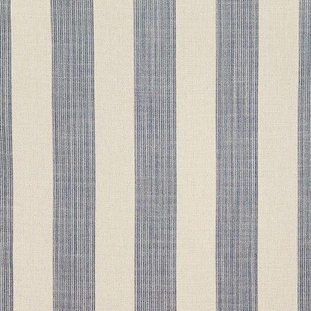 Relaxed Stripe Indigo by Carole Designer Fabric Dawn & Dusk 57% Cotton, 35% Polyester, 8% Linen India 7" H 55" - Swanky Fabrics -