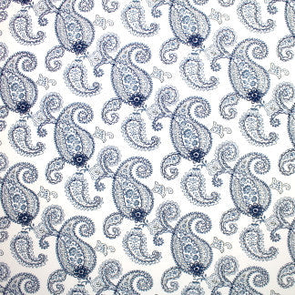 Celebrated Design Denim by Carole Designer Fabric Royal Cardinal 97% Cotton, 3% Viscose India N/A Horizontal: 13" and Vertical: 13" V 54" - Swanky Fabrics -