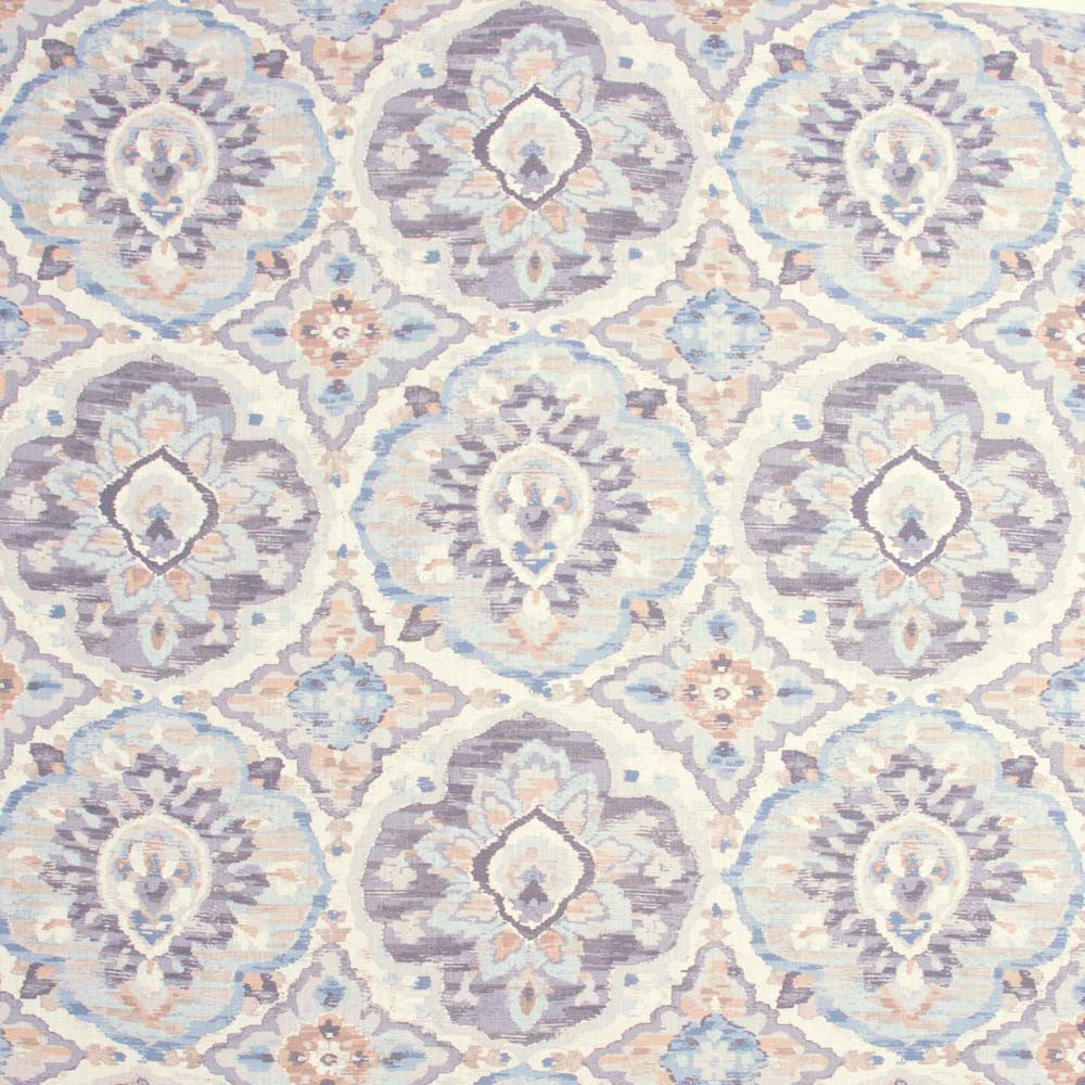 Culture Cloud by Carole Designer Fabric Red Sea 67% Viscose, 33% Linen Spain 15,000 Wyzenbeek Double Rubs Horizontal: 27 and Vertical: 27 54 - Swanky Fabrics -