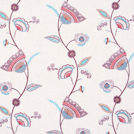 Hidden Gems Teal by Carole Designer Fabric Azalea 60% Polyester, 30% Viscose, 10% Cotton China N/A </p><p>Repeat: 23 1/4" V, 24 3/4" H 52" - Swanky Fabrics -