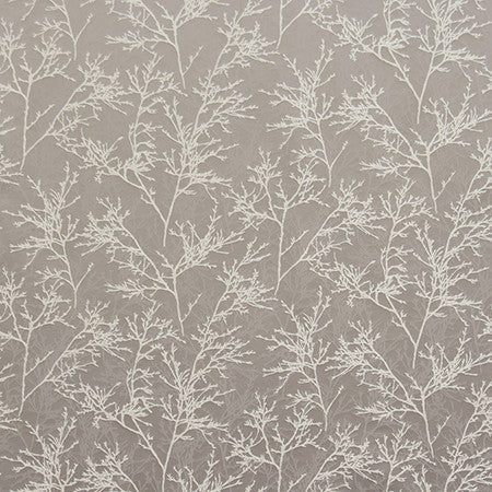 Bare Trees Birch by Carole Designer Fabric Blue Steel 68% Polyester, 32% Viscose Turkey 13 3/4" V, 27 1/2" H 59" - Swanky Fabrics -