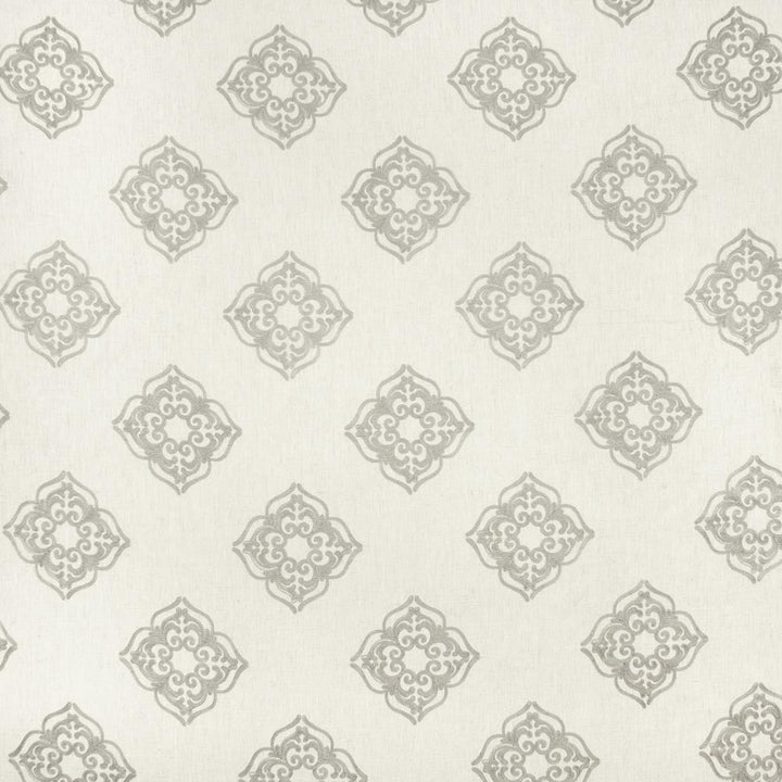 Parlor Games Dove Grey by Carole Designer Fabric Silver Fox 95% Polyester, 5% Linen China N/A Horizontal: 1175 and Vertical: 1175 54 - Swanky Fabrics -