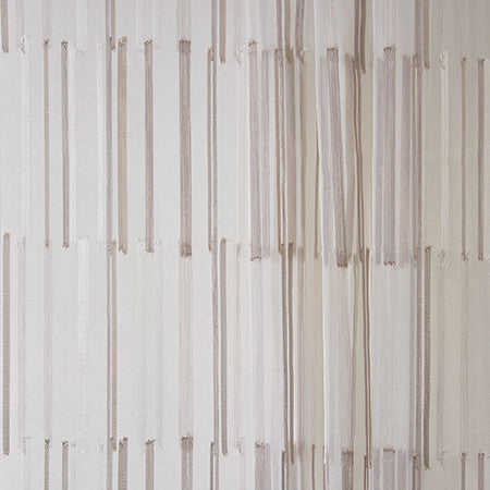 With Feeling Hemp by Carole Designer Fabric Sheer Philosophy 100% Polyester Turkey 15" V, 9" H 118" - Swanky Fabrics -
