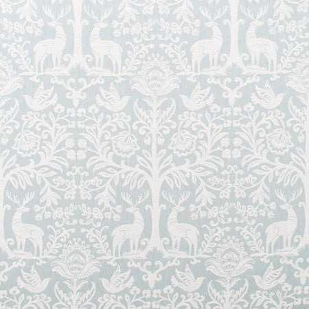 Deer Ridge Serenity by Carole Designer Fabric Bluebell 84% Polyester, 16% Cotton India 32 1/4" V, 13 1/4" H 54.5" - Swanky Fabrics -