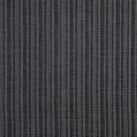 One To Watch Graphite by Carole Designer Fabric Well Suited 92% Polyester, 8% Linen 60,000 Wyzenbeek Double Rubs 2 1/8" H 54" - Swanky Fabrics -