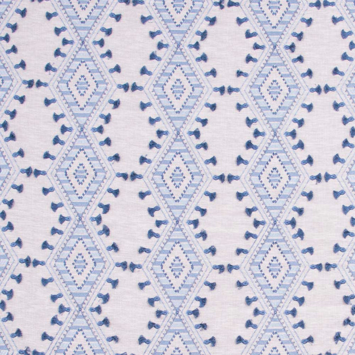 World Travels Bluebell by Carole Designer Fabric Red Sea 71% Polyester, 29% Cotton India 25,000 Wyzenbeek Double Rubs Horizontal: 6.5 and Vertical: 6.25 52 - Swanky Fabrics -