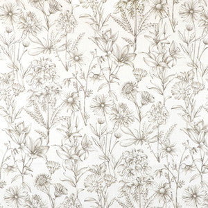 Carole Fabric Garden Stencil Linen