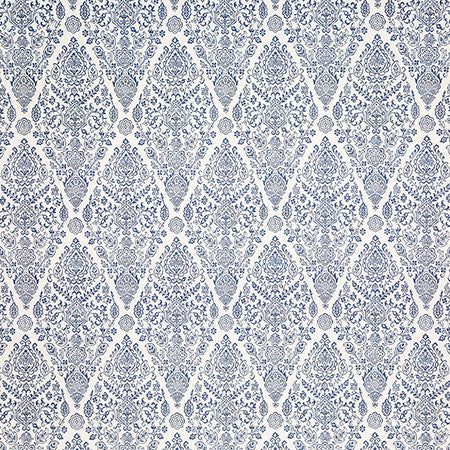 Pride Ourselves Denim by Carole Designer Fabric Hidden Treasure 100% Cotton Spain 9" V, 9" H HD 54" - Swanky Fabrics -