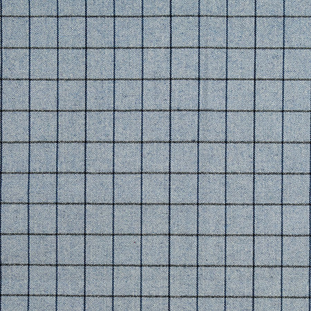 Divided Space Denim by Carole Designer Fabric Well Suited 60% Polyester, 40% Recycled Wool 21,000 Wyzenbeek Double Rubs 1 3/4" V, 1 3/4" H 56" - Swanky Fabrics -