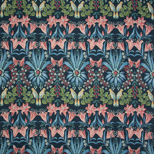 Carole Fabric Birds Of Paradise Navy