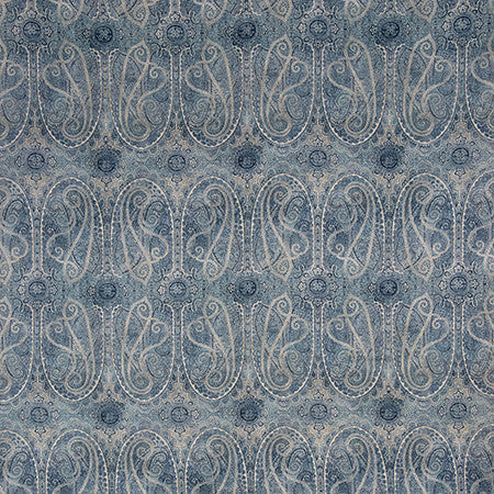 Narrow Corridor Indigo by Carole Designer Fabric Well Suited 55% Linen, 45% Rayon 50,000 Wyzenbeek Double Rubs 25" V, 13 1/2" H 55" - Swanky Fabrics -