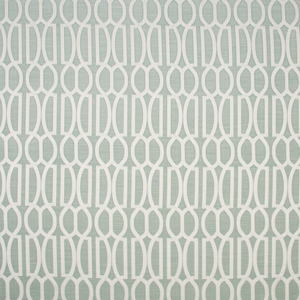 Double Coverage Seaglass by Carole Designer Fabric Modern Castle 74% POLYESTER, 26% VISCOSE INDIA Passes 15,000 Double Rubs Wyzenbeek Horizontal: 45 and Vertical: 925 55 - Swanky Fabrics -