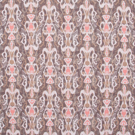 Hunts Point Coral by Carole Designer Fabric Jungle Safari 90% Cotton, 10% Linen Pakistan Passes 15,000 Double Rubs Wyzenbeek </p><p>Repeat: 10" V, 9 3/4" H 56" - Swanky Fabrics -