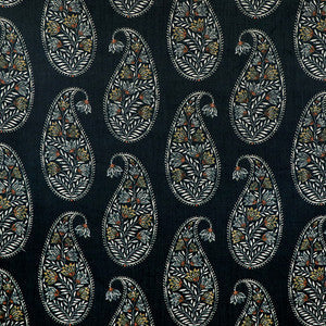 Carole Fabric Drop Of Paisley Ebony