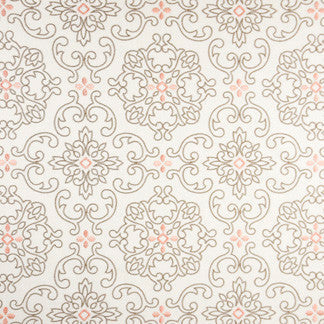 Perchance Rose by Carole Designer Fabric Watercolor Charm 57% Cotton, 43% Polyester India N/A Horizontal: 12 3/4" and Vertical: 12 3/4" 51" - Swanky Fabrics -