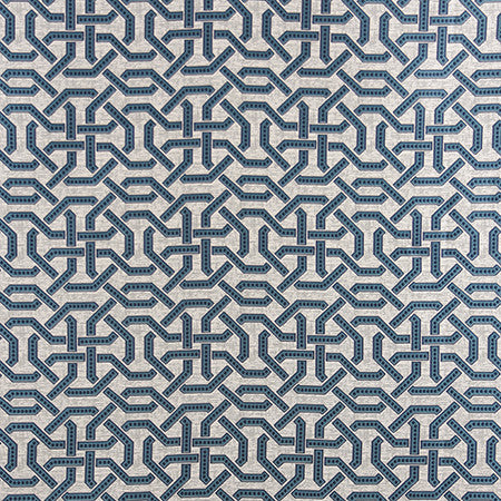 Wander Around Slate by Carole Designer Fabric Blue Steel 69% Polyester, 31% Cotton Turkey N/A 6 3/8" V, 7" H 59" - Swanky Fabrics -