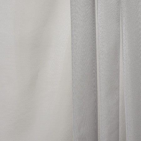 Holding On Pewter by Carole Designer Fabric Sheer Basics III 100% Polyester Turkey None 130" - Swanky Fabrics -