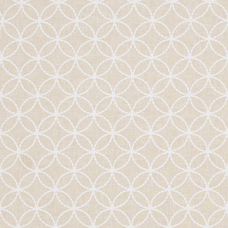 Circle Back Linen by Carole Designer Fabric Portobello 70% Polyester, 30% Cotton India N/A Horizontal: 3" and Vertical: 3" V 51.5" - Swanky Fabrics -