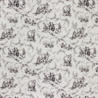 Family Retreat Domino by Carole Designer Fabric Refined Beauty 90% Cotton, 10% Linen Pakistan 19" V, 27" H HD 54" - Swanky Fabrics -