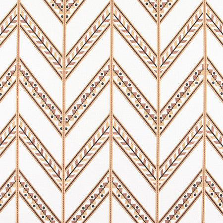 At This Moment Adobe by Carole Designer Fabric Harvest 60% Polyester, 40% Cotton India N/A 15 1/8" V, 12 3/8" H 50.75" - Swanky Fabrics -