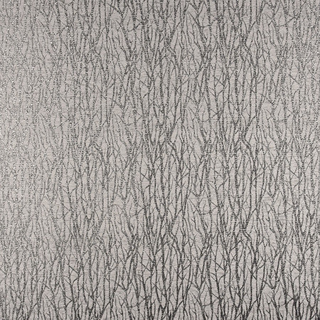 Winter Branches Silver by Carole Designer Fabric Blue Steel 92% Polyester, 8% Metallic India N/A </p><p>Repeat: 8 1/2" V, 6 3/4" H 57" - Swanky Fabrics -