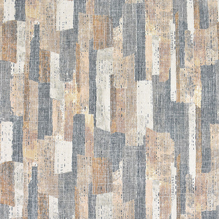 Press Forward Latte by Carole Designer Fabric Moonstone 36% Polyester, 26% Cotton, 22% Viscose, 16% Linen China 30,000 Wyzenbeek Double Rubs 17 1/2" V, 26 1/2" H 56" - Swanky Fabrics -