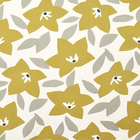 Goodness Knows Mustard by Carole Designer Fabric Prisma 100% Cotton PAKISTAN 50,000 Wyzenbeek Double Rubs 25" V, 27" H HD 56.5" - Swanky Fabrics -
