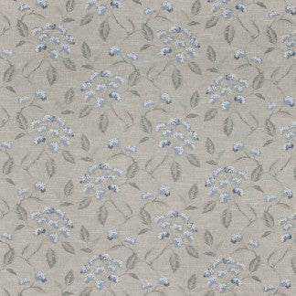 June Bride Fresco by Carole Designer Fabric French Navy 58% Cotton, 42% Polyester India N/A 12 1/4" V, 17" H 51" - Swanky Fabrics -
