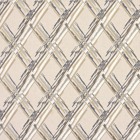 Broken Diamonds Sandalwood by Carole Designer Fabric Harvest 52% Cotton, 48% Polyester India 9" V, 6 1/2" H 52.5" - Swanky Fabrics -