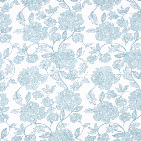 Easy Summer Spa by Carole Designer Fabric Spearmint 100% Polyester India N/A </p><p>Repeat: 18 1/2" V, 17" H 51.5" - Swanky Fabrics -