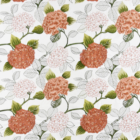 Hydrangea Park Sunrise by Carole Designer Fabric Muse 70% Cotton, 30% Viscose India N/A </p><p>Repeat: 15 3/4" V, 17" H 50" - Swanky Fabrics -