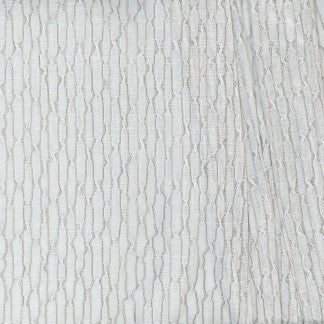 Holding Hands Platinum by Carole Designer Fabric Sheer Wonder 100% Polyester TURKEY N/A Horizontal: None and Vertical: NONE 118" - Swanky Fabrics -